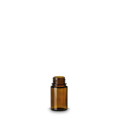 Verre à col large 30 ml marron GL 25 rond