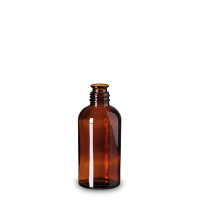Flacon essence 300 ml verre plaque marron 32 rond