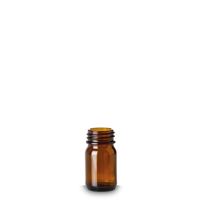 30 ml Weithalsglas Glas braun GL 32 rund