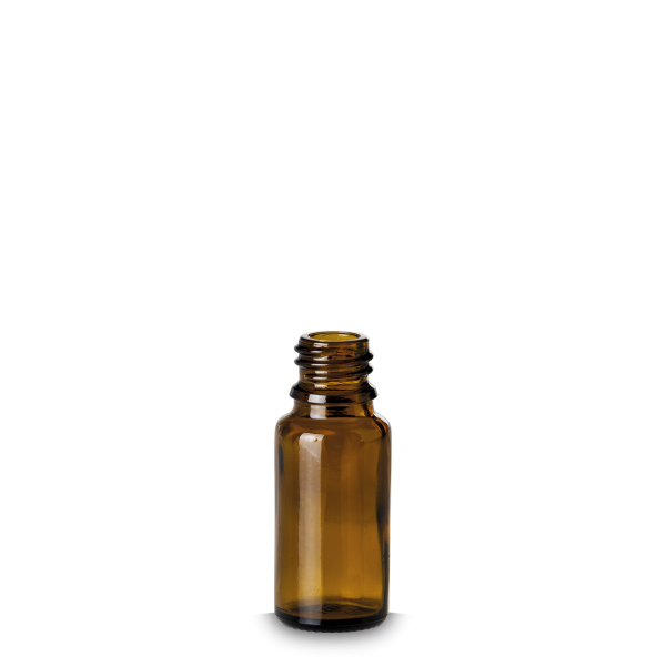 15 ml dropper bottle glass brown GL 18 round