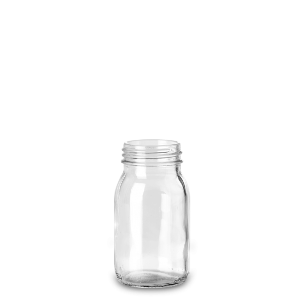 150 ml wide-mouth glass glass clear GL 45 round