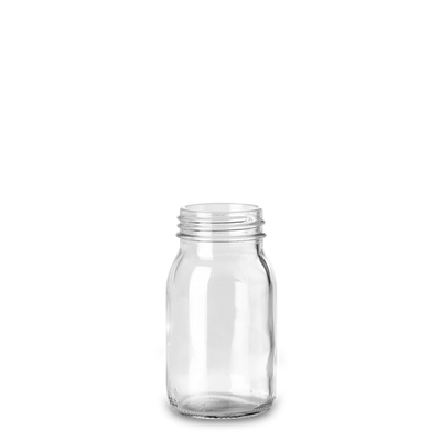 150 ml wide-mouth glass glass clear GL 45 round