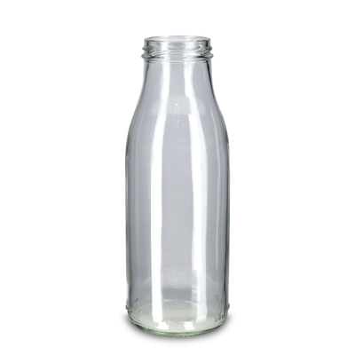 500 ml juice bottle clear glass TO 48 round