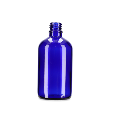 100 ml dropper bottle glass blue GL 18 round