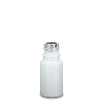 Flacon compte-gouttes 10 ml verre blanc 18/410 rond