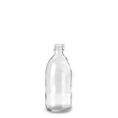 250 ml narrow-neck glass glass clear GL 22 round
