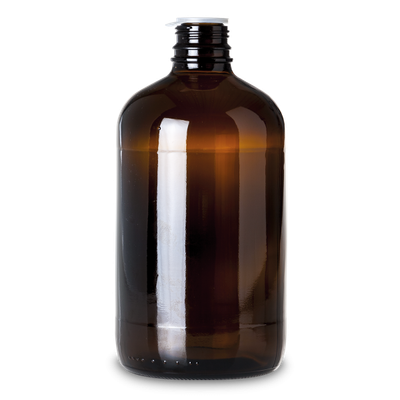 2500 ml Enghalsflasche Glas braun GL 45 rund - f. Originalitäts-Glockenverschluss