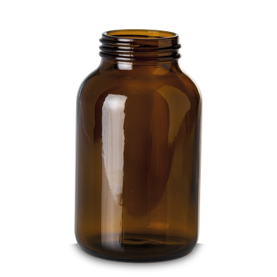 Vetro a bocca larga marrone GL 68 da 1000 ml