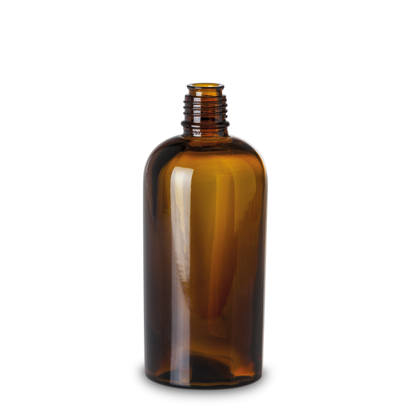 650 ml essence bottle glass brown plate 32 round