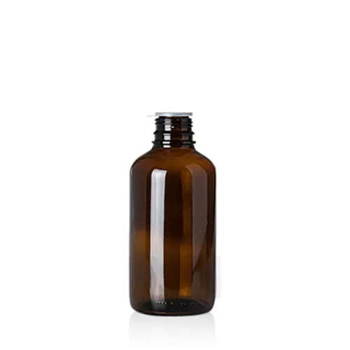 1000 ml narrow neck glass brown GL 45 round