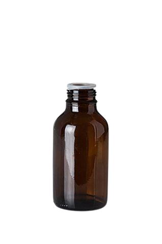 500 ml narrow neck glass brown GL 45 round