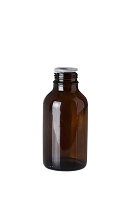 500 ml verre à col étroit marron GL 45 rond