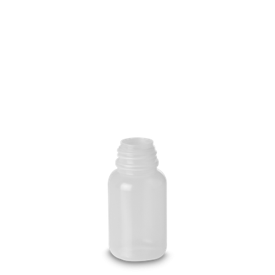 Frasco de laboratorio 100 ml LDPE natural RD 32 redondo