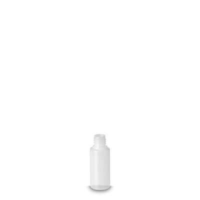 Flacon rond 30 ml HD/LD PE naturel cylindrique