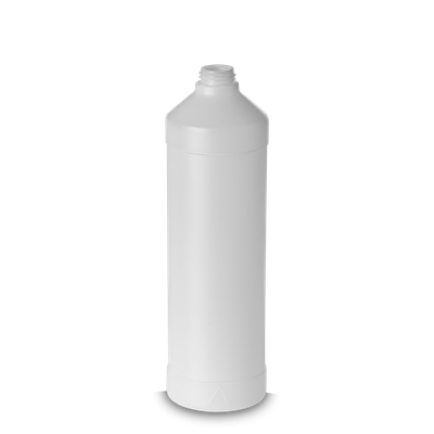 Bottiglia tonda da 1000 ml HDPE naturale RD 28 tonda