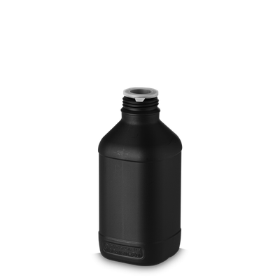 Bottiglia tonda da 1000 ml HDPE nera RD 45 tonda