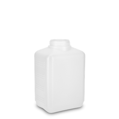 1500 ml square bottle HDPE natural RD 60 square