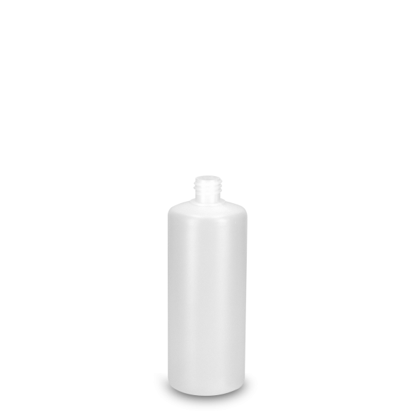 200 ml round bottle HDPE natural RD 18 cylindrical