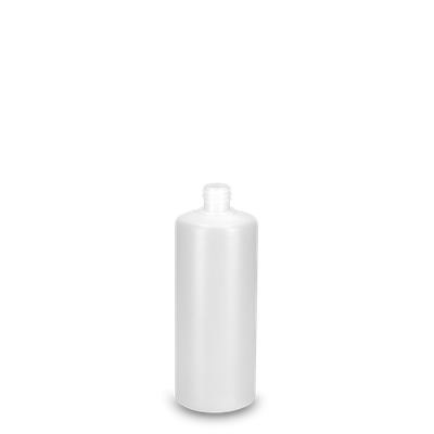 200 ml round bottle HDPE natural RD 18 cylindrical