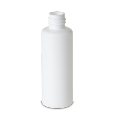 50 ml Rundflasche HDPE weiß RD 18 zylindrisch