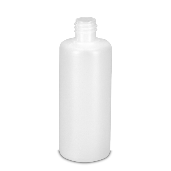 Flacone tondo da 100 ml HDPE naturale RD 18 cilindrico
