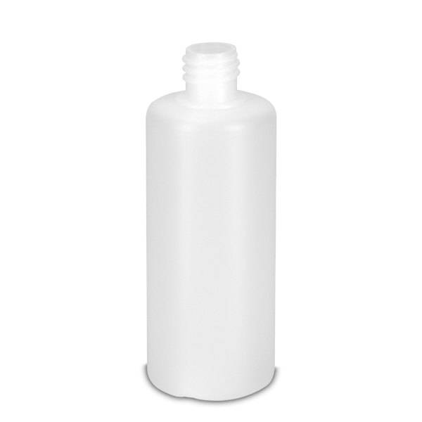 100 ml round bottle HDPE natural RD 18 cylindrical