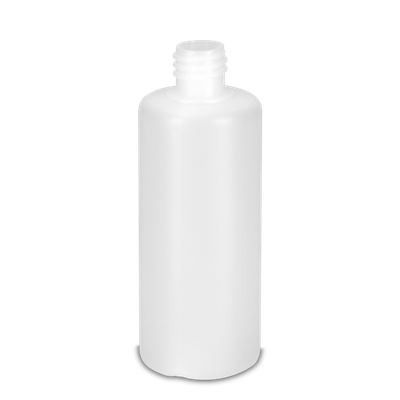 100 ml round bottle HDPE natural RD 18 cylindrical