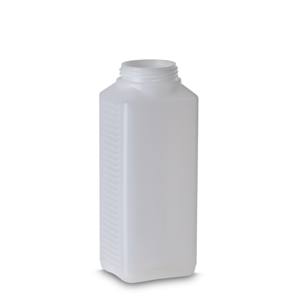 1000 ml square bottle HDPE natural RD 60 rectangular