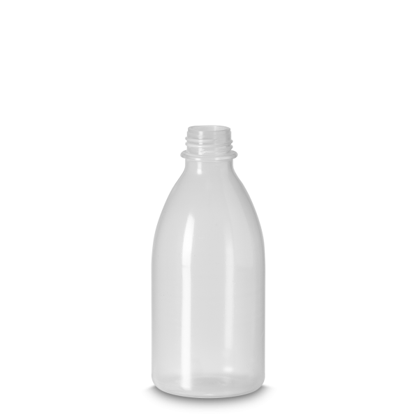 500 ml laboratory bottle LDPE natural RD 25 round