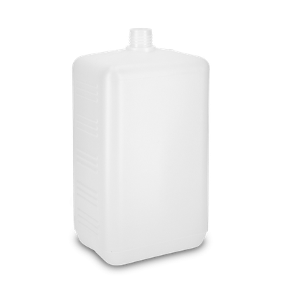 2000 ml square bottle HDPE natural RD 25 rectangular