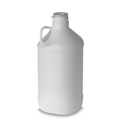 2500 ml round bottle HDPE natural RD 45 round