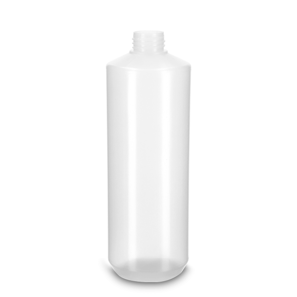 1000 ml round bottle LDPE natural RD 32 cylindrical