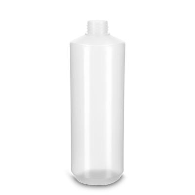 1000 ml round bottle LDPE natural RD 32 cylindrical