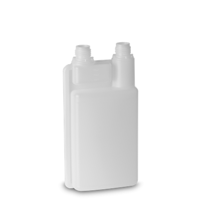 Frasco dosificador de 1000 ml HDPE natural Frasco con forma OV 28