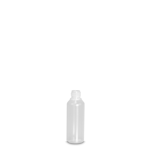 50 ml round bottle LDPE natural RD 18 cylindrical