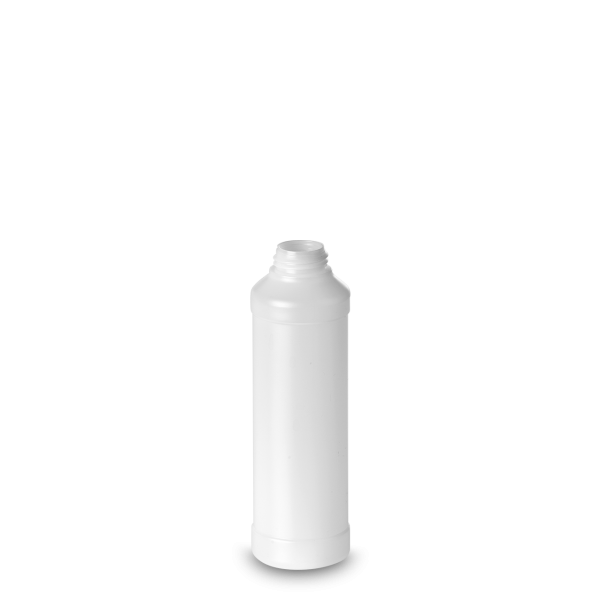 250 ml Rundflasche HDPE natur RD 28 zylindrisch