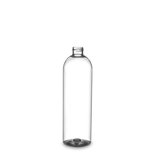 500 ml Tall Boston Round - PET - clear - 24/410