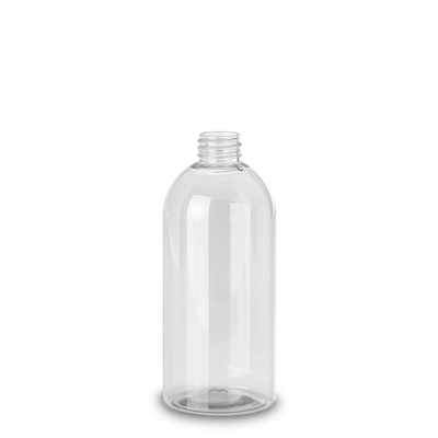 Boston Round da 500 ml - PET - trasparente - 28/410
