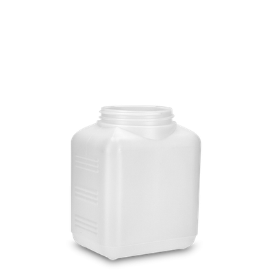 1200 ml Vierkantflasche HDPE natur RD 80 rechteckig