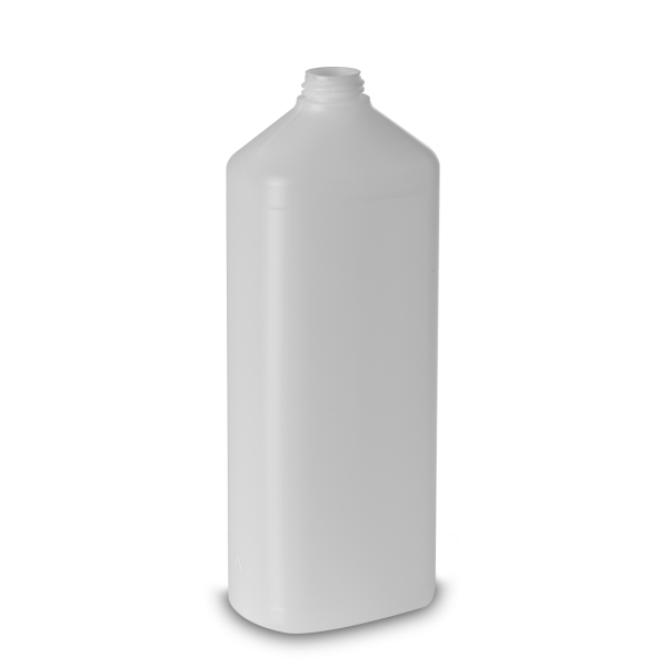 1000 ml modular bottle HDPE natural RD 28 oval