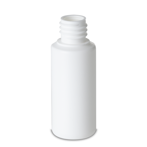 30 ml round bottle HD/LD PE white RD 18 cylindrical