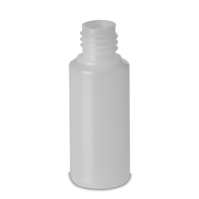 30 ml round bottle HD/LD PE natural RD 18 cylindrical