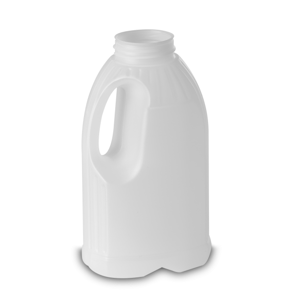 500 ml handle bottle HDPE natural RD 40 handle