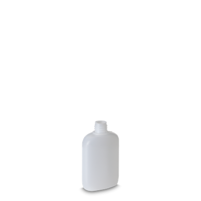 Flacone ovale da 50 ml HDPE naturale RD 18 ovale