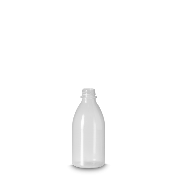 100 ml laboratory bottle LDPE natural RD 18 round