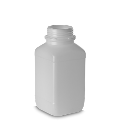 2500 ml square bottle HDPE natural OV 80 square