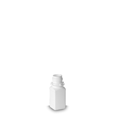 50 ml square bottle HDPE white OV 28 square