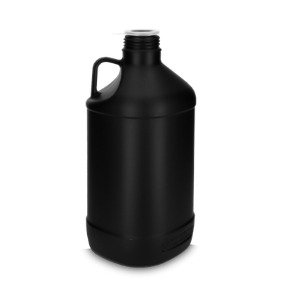 Bottiglia tonda da 2500 ml HDPE nera RD 45 tonda
