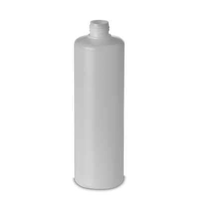 500 ml round bottle HDPE natural RD 25 cylindrical