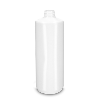 1000 ml round bottle LDPE white RD 32 cylindrical